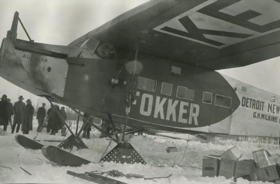 Fokker Alaskan vo Fairbankse v roku 1927