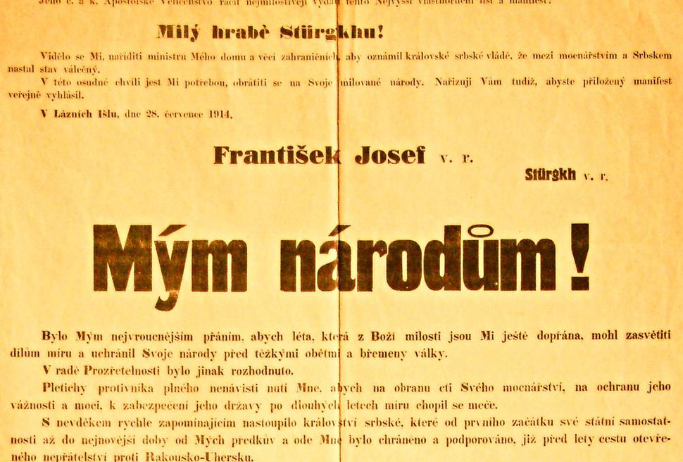 Neviem či, zrejme áno, toto vyhlásenie existovalo aj v slovenskom jazyku. Monarcha sa prihováral všetkým národom, uznával len ten svoj. Tak to aj dopadlo.