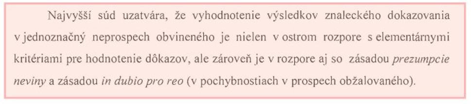 Úryvok z rozsudku NS SR z o 4.7.2022