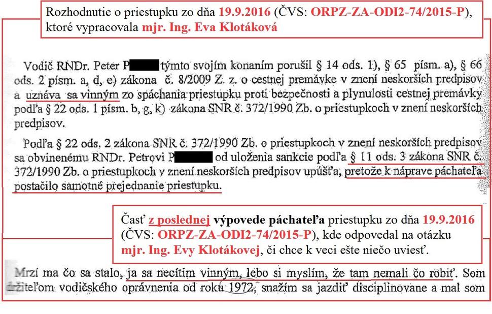 Vodič popieral zavinenie, naopak obhajoval narazenie autom do ľudí. Čiže nebolo možné konštatovať, že došlo k náprave.