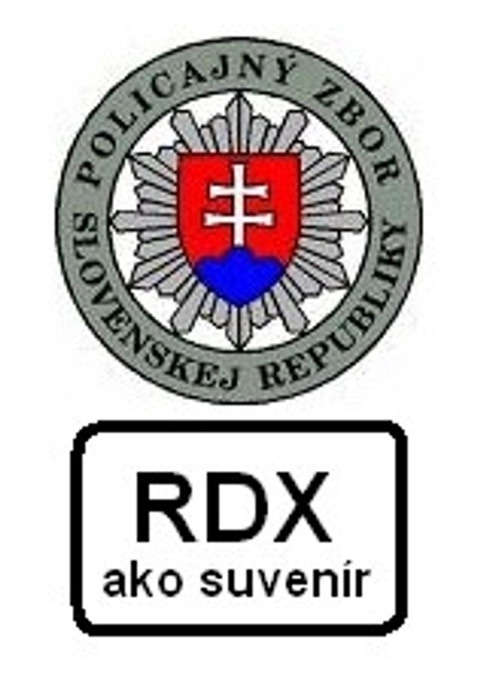 RDX = Research Department of eXplosives as a souvenir