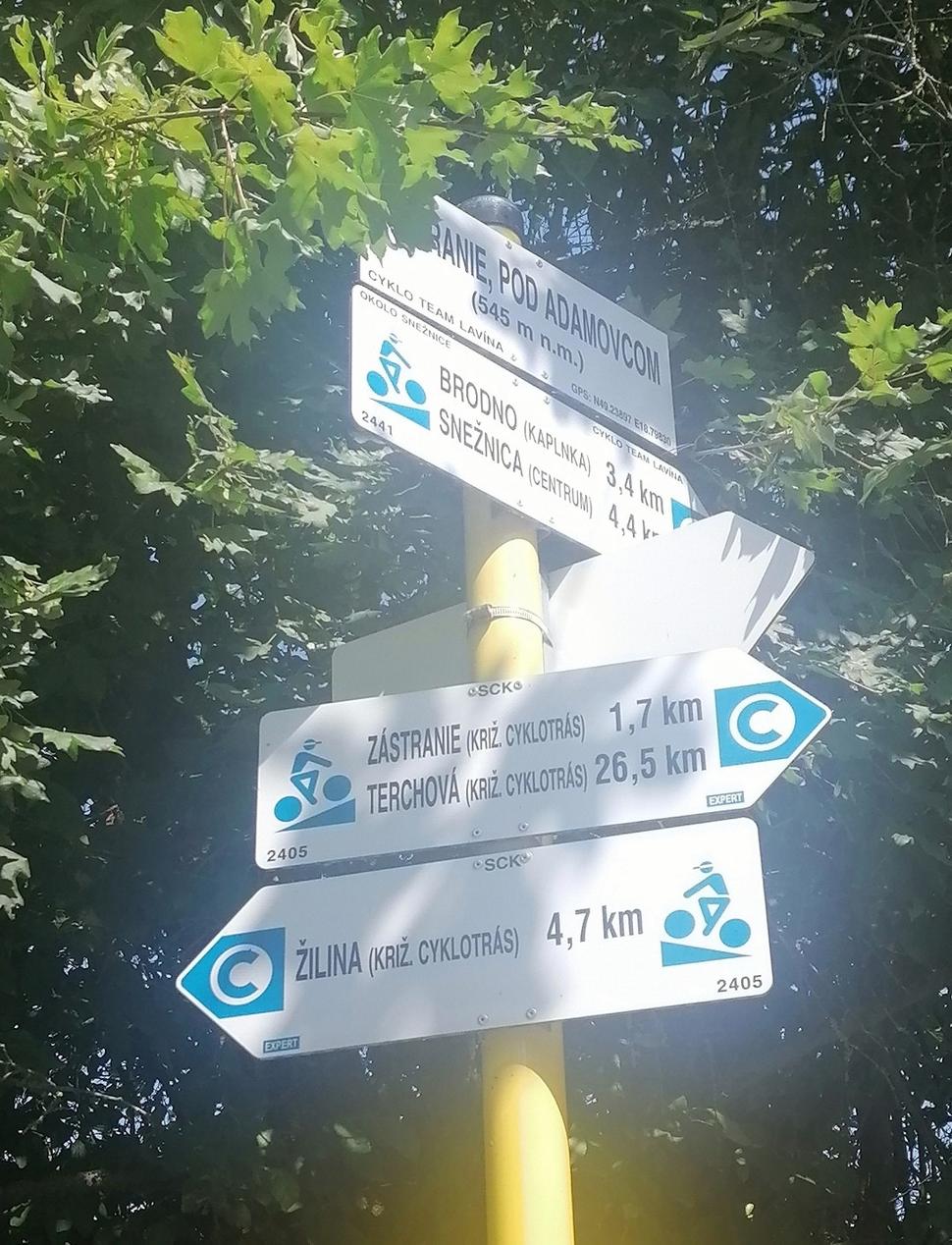 do Zástrania ešte 1,7 kilometra.