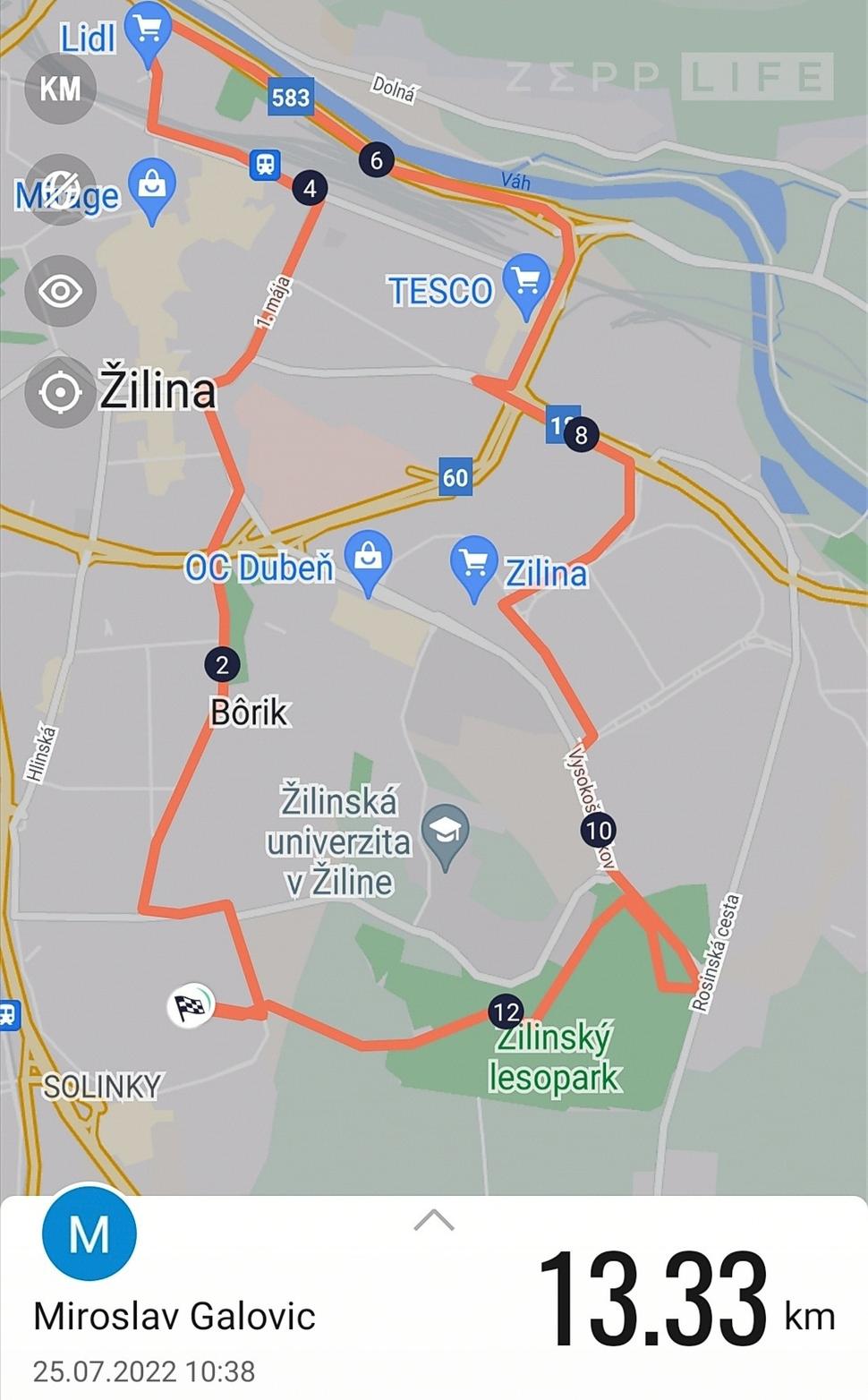 táto cyklotúra patrila medzi oddychovky