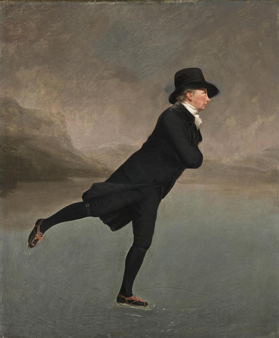 Kňaz Robert Walker korčulujúci na Duddlingstonskom jazere (1795)