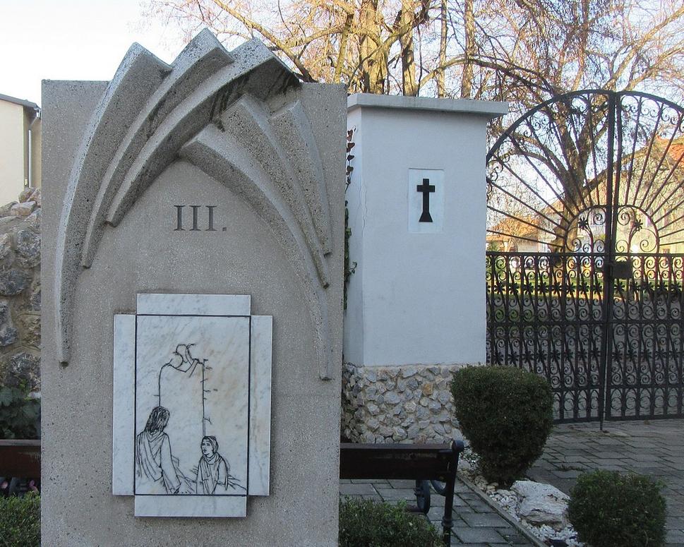 Tretie zastavenie - Ježiš sa zjavuje Márii Magdaléne
