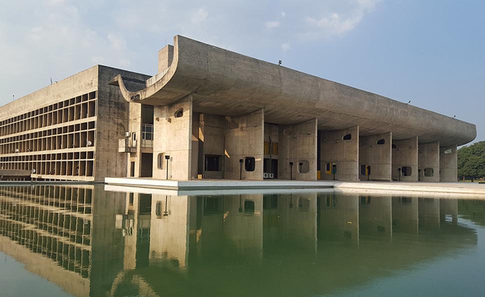 the Capitol Complex, Chandigarh, India, Le Corbusier