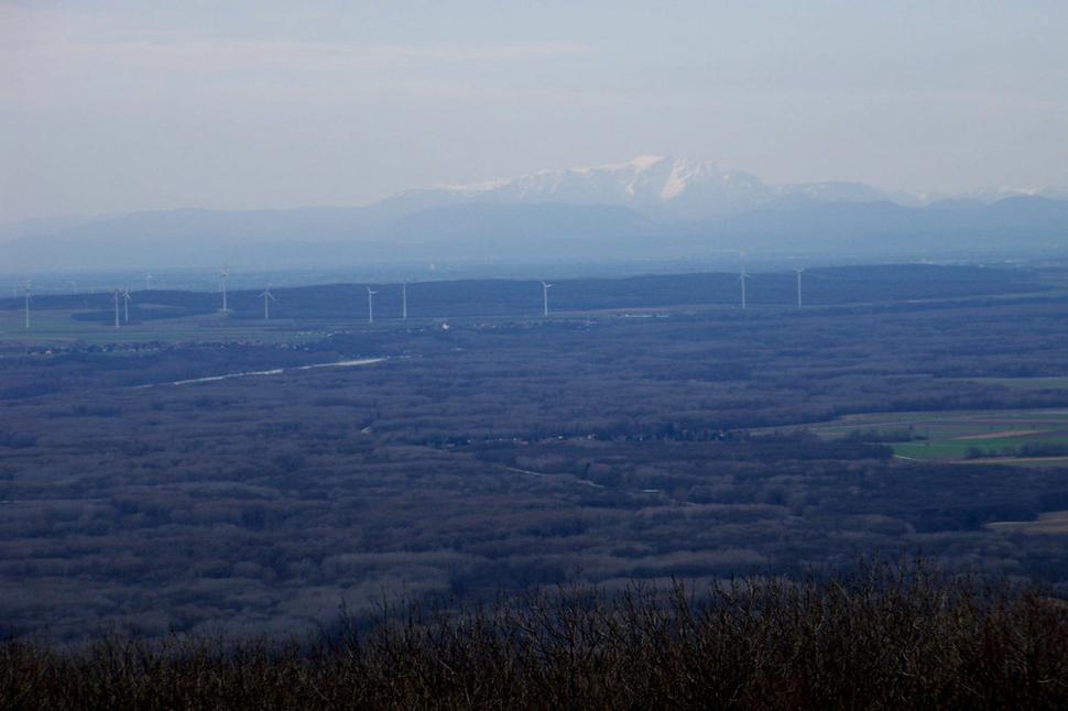 Dunaj, Alpy (Schneeberg).