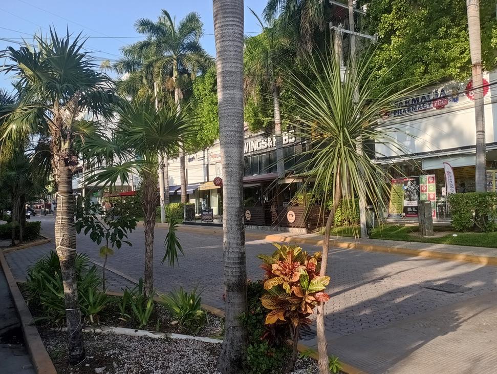 Ulice mestečka Playa del Carmen