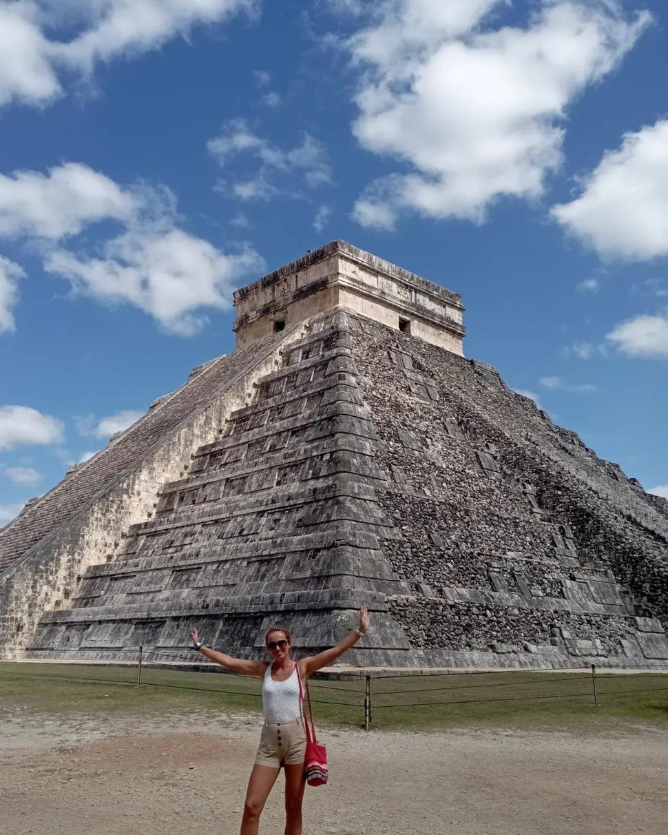 Hlavná pyramída v Chichen Itza