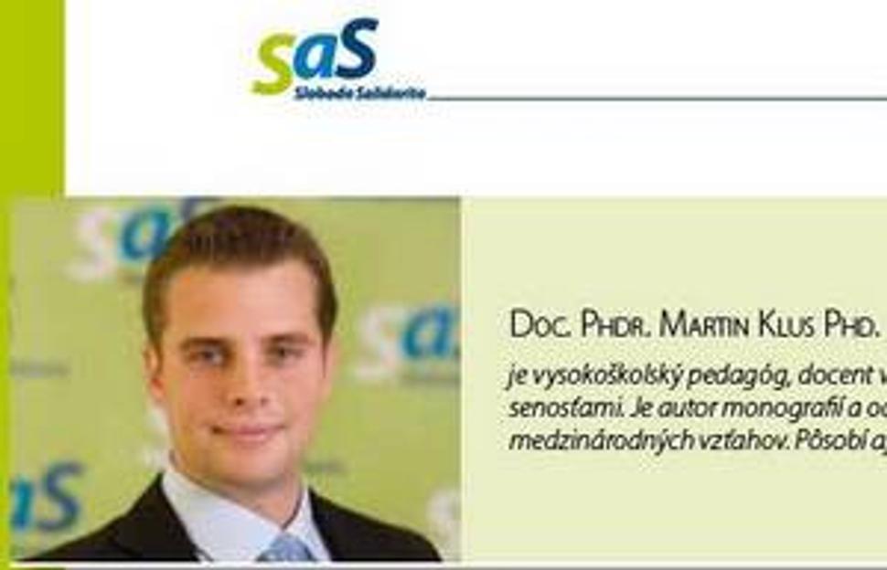 M.Klus spolupísal volebný program SaS, a pred rokom za ňu kandidoval v župných voľbách za poslanca. Tento rok v komunálkach kandidoval ako nezávislý, tiež neuspel.