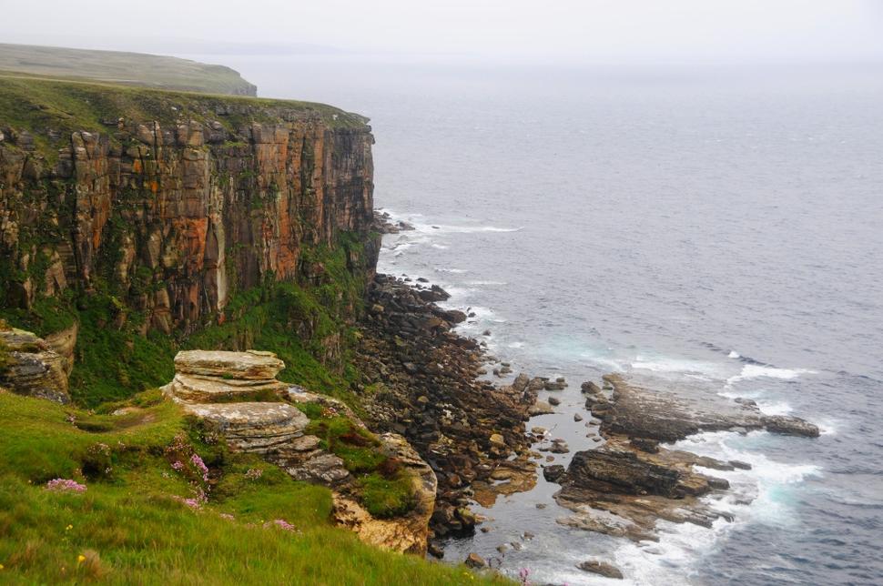 Najsevernejší bod britskej pevniny v Dunnet Head