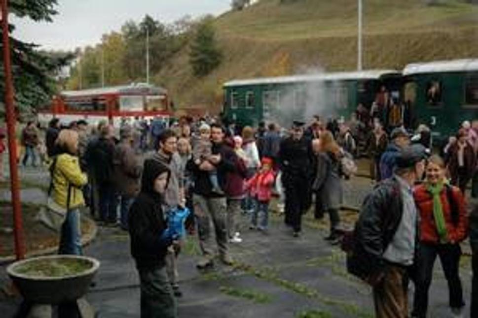 Atmosféra počas dňa Trate mládeže ktorý oz Štokovec spoluorganizovalo k 60.výročiu spustenia trate.