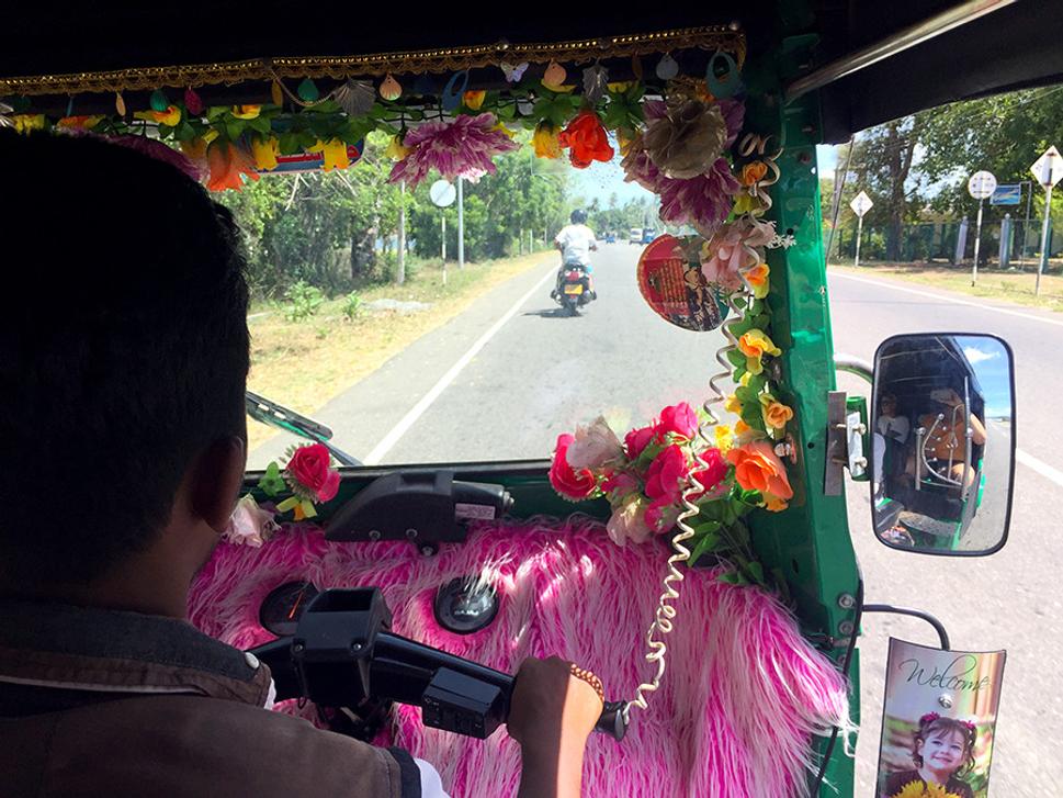 "Najkrajšie" vyzdobený tuk-tuk, v ktorom sme sa viezli