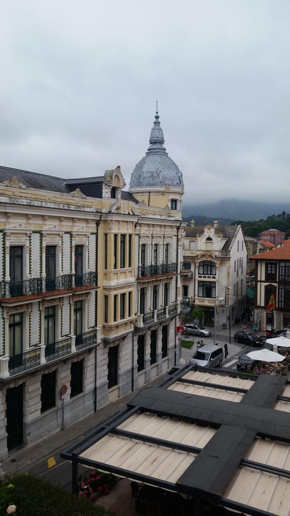 Výhľad z Albergue v Llanes.