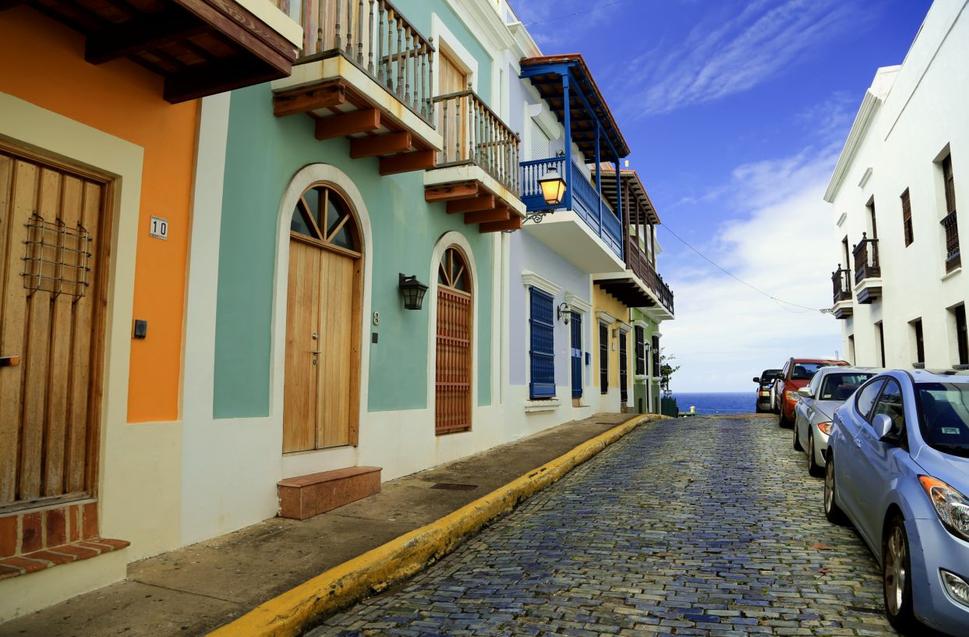 Ulička v Old San Juan