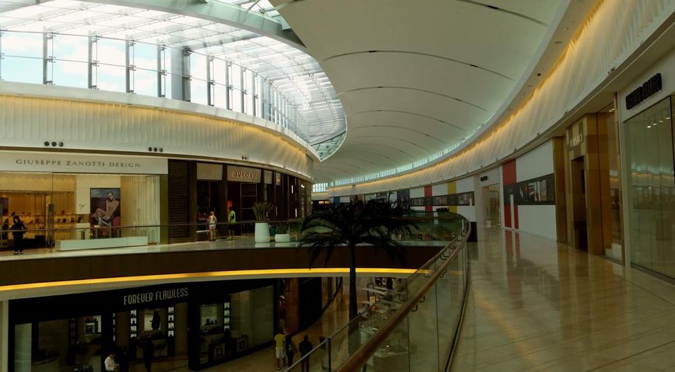 Interiér obchodného centra