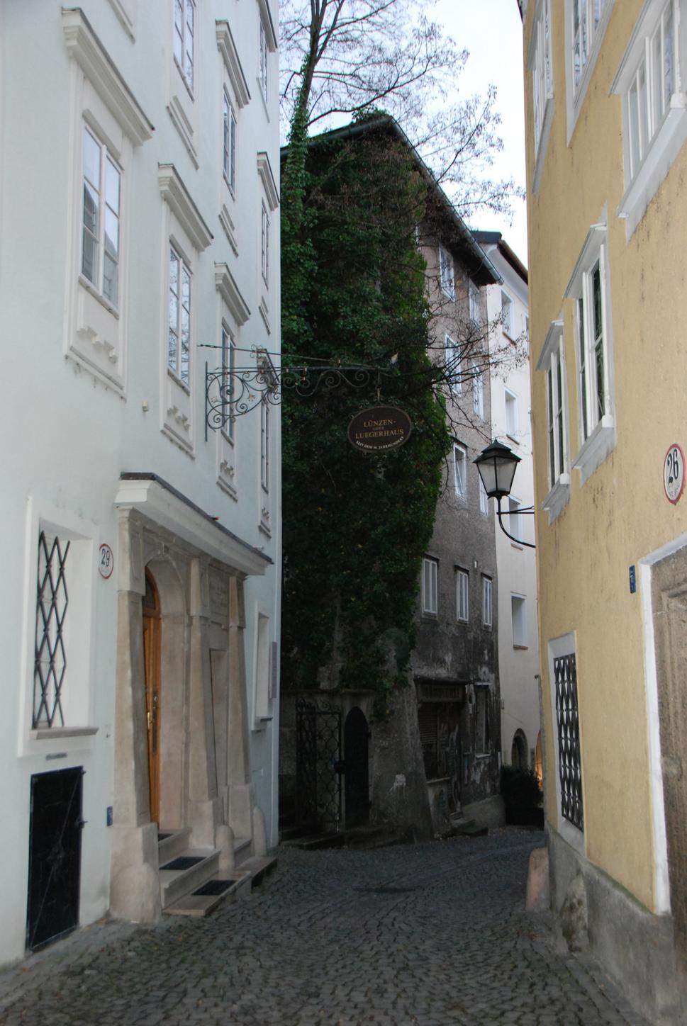 Ulička Steingasse.