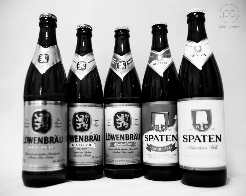 Pivá značiek Löwenbräu a Spaten