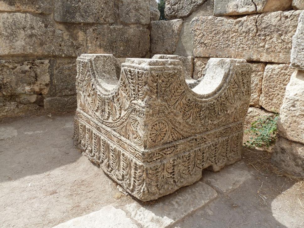 Fragment baptistéria, 2. polovica 5. storočia
