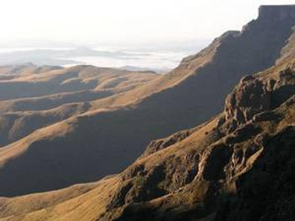 Dračie hory - záber z nadmorskej výšky cca. 2800 m.n.m.