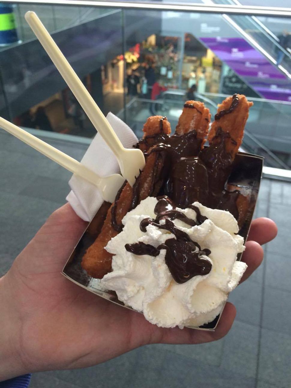 Churros z Rotterdamskej tržnice