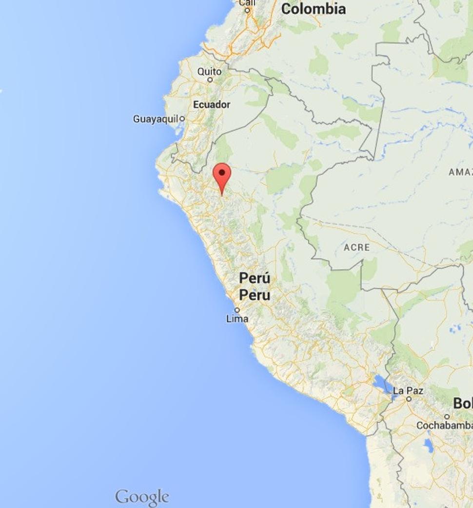 Chachapoyas na mape Peru