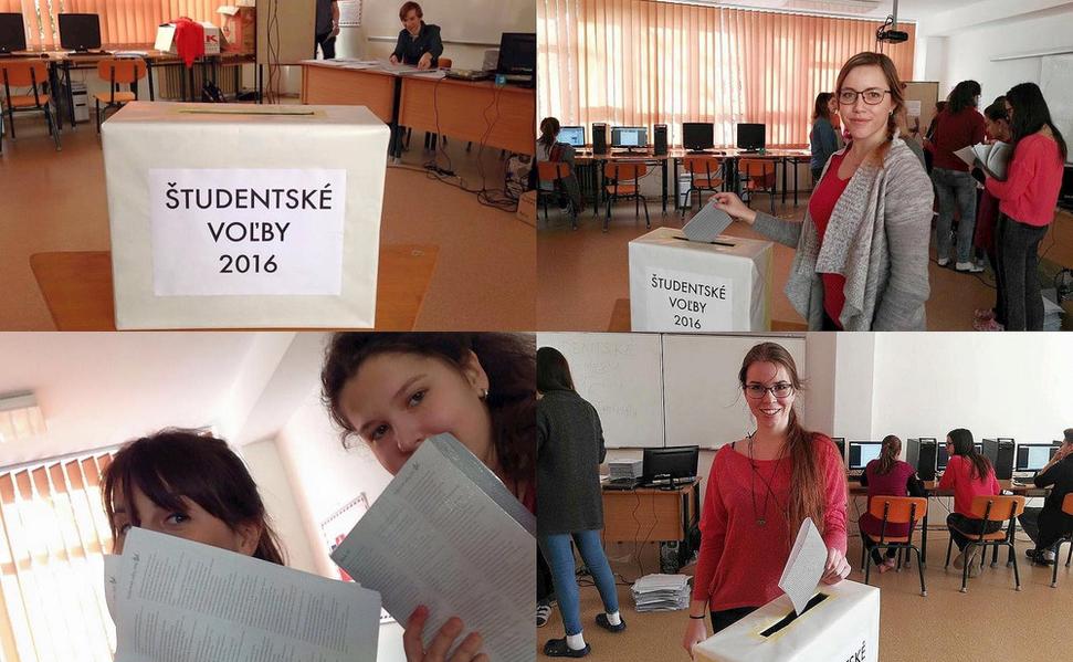 Fotografie zo škôl pri prvých voľbách v 2016