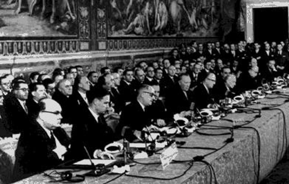 Podpis Euratom Treaty