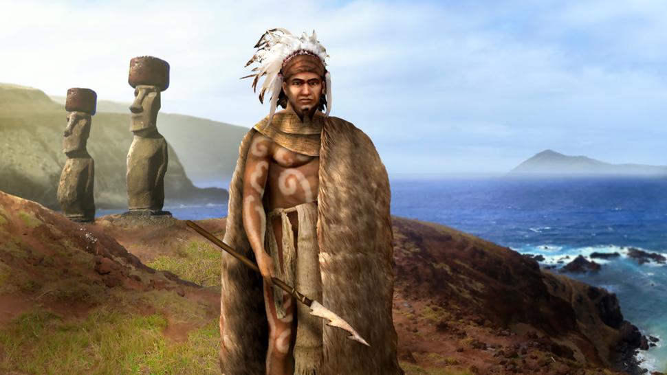 Hoto Matu, vizionár a duchovný náčelník ostrova. Bol to on , ktorý dal život sochám Moai?