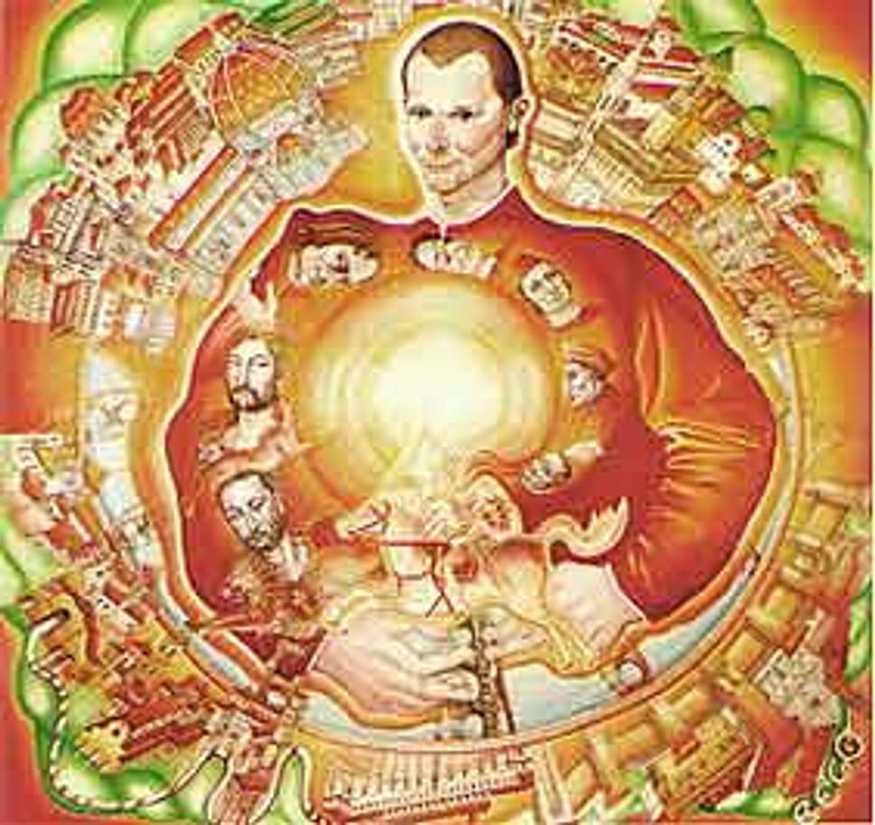 "Machiavelli" Oil on Canvas © 1995 Bego