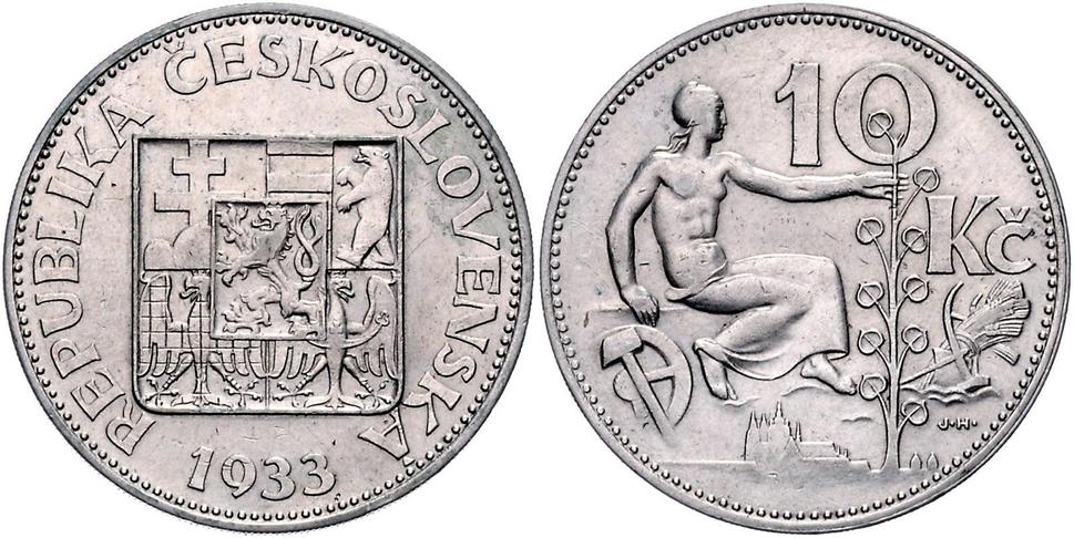 10 Korún 1933