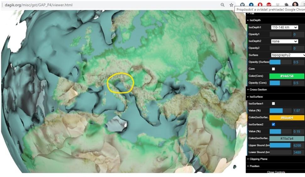 Vnútorné podpovrchové štruktúry kontinentov, ktoré možno zobraziť vďaka seizmickej tomografii - obdoba ultrazvuku, akurát, že v tomto prípade sa snímajú zemetrasné vlny a vytvára z nich 3D obraz.