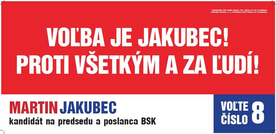 Jakubec silný kandidát na župana BSK