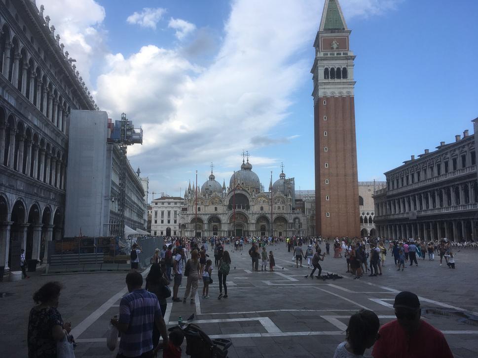 Kampanila, Bazilika svätého Marka,Piazza San Marco