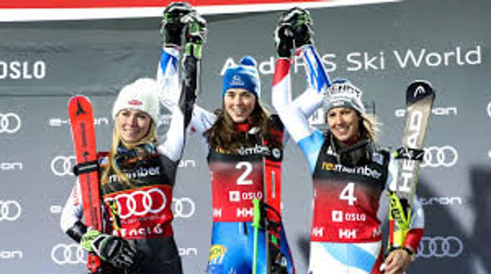 Z prava Shiffrinová Vlhová Holdenerová