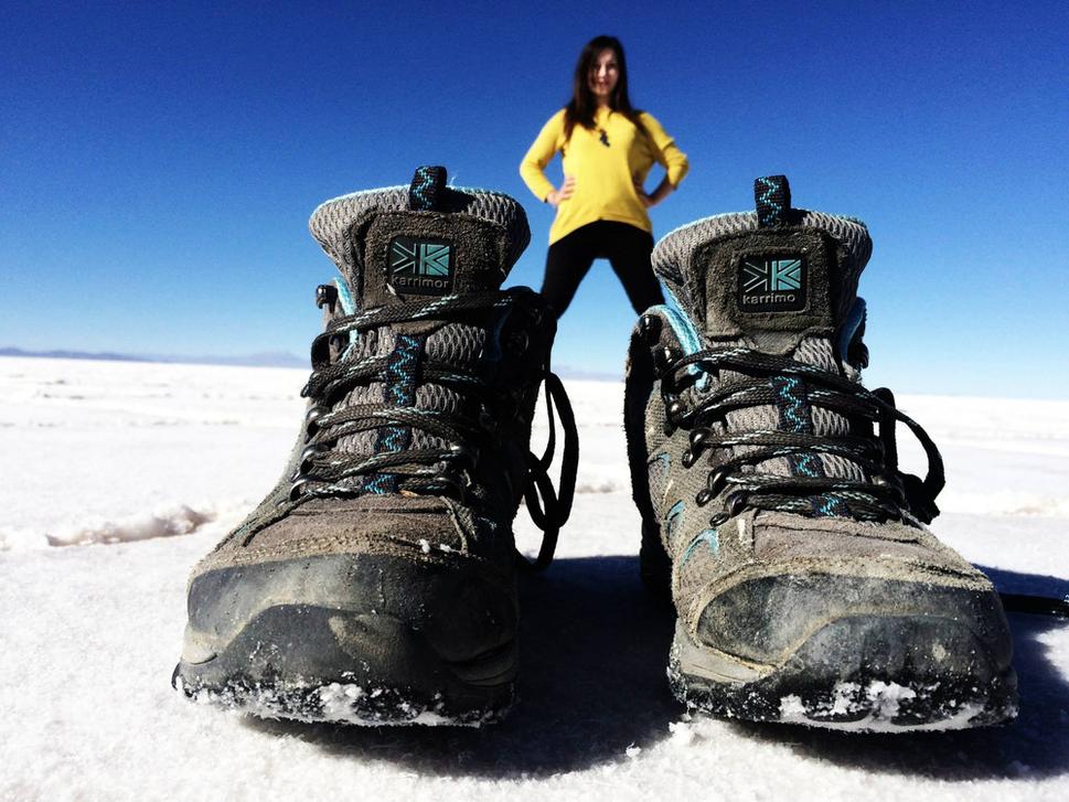 Salar de Uyuni - hra s perspektívou.