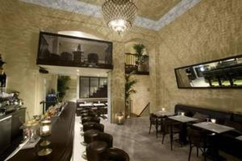 interiér café marrakech