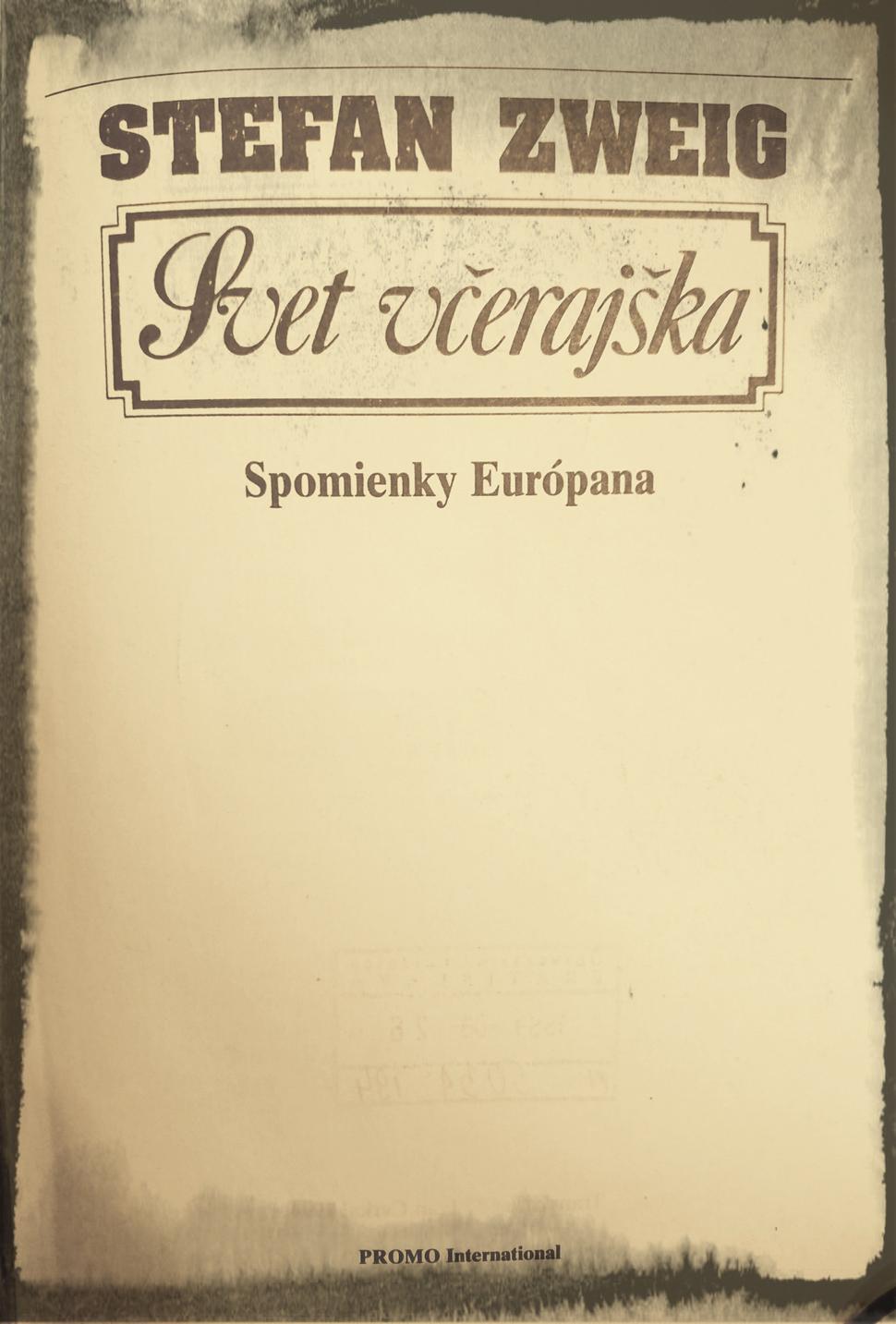 Svet včerajška