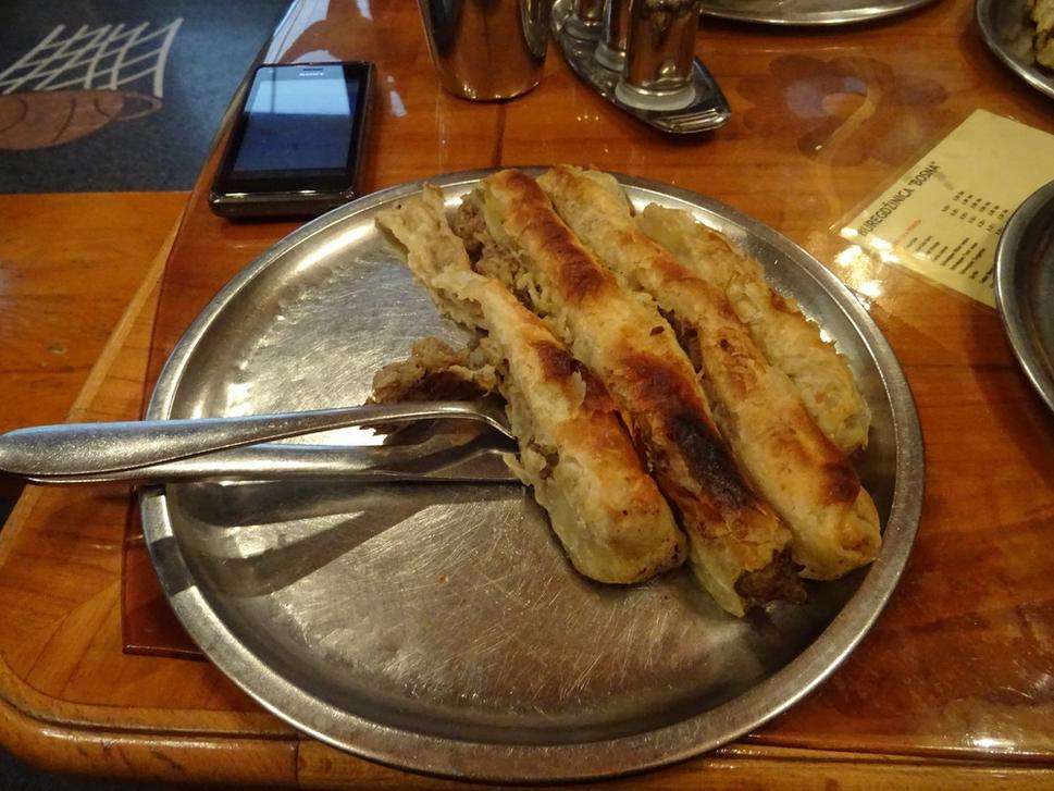 Burek na večeru v Sarajeve