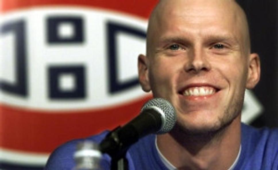 Saku Koivu pred návratom do NHL v apríli 2002