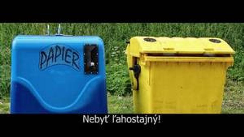 Z kampane Neseparujte sa! Separujte s nami (http://www.youtube.com/oztatry)