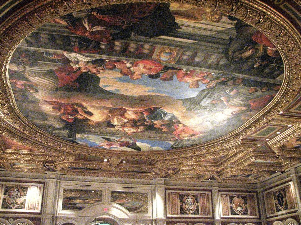 The Venetian: Stropné maľby v nákupnom stredisku hotela
