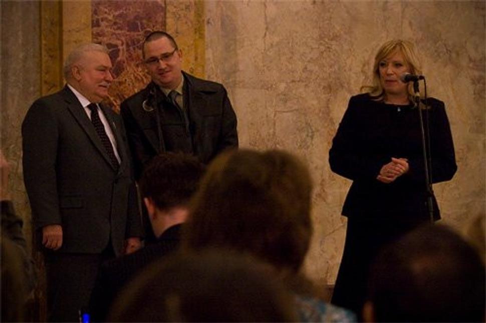 Lech Walesa a Iveta Radičová