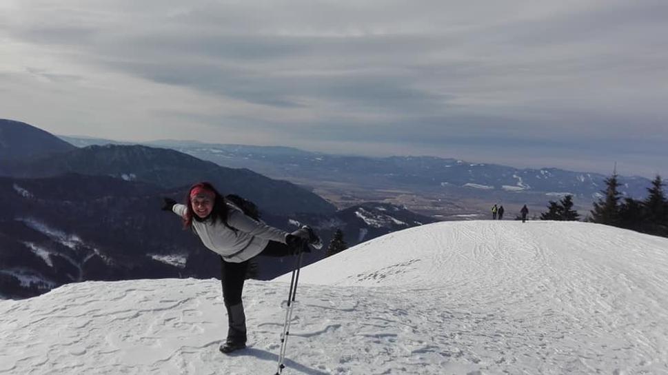 ...a na vrchole kopca od šťastia lastovičku.