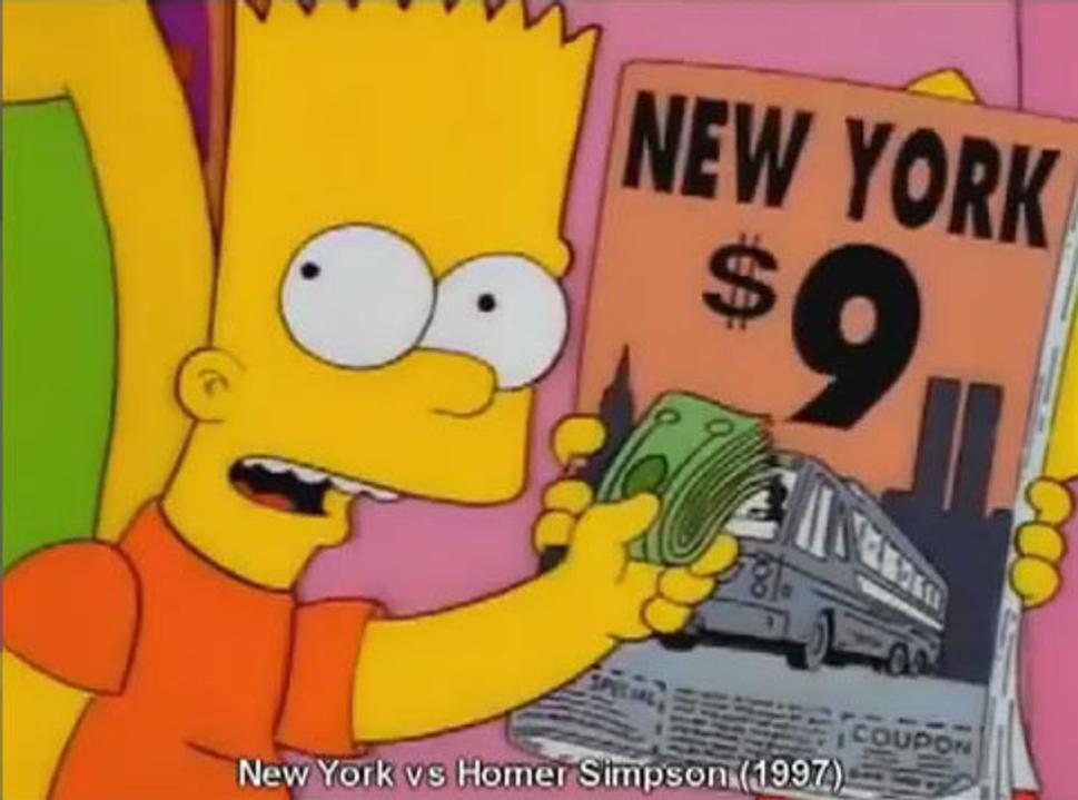 New York vs Homer Simpson (1997)