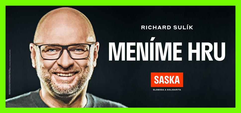 Vizuály SASKY so sloganom "MENÍME HRU".
