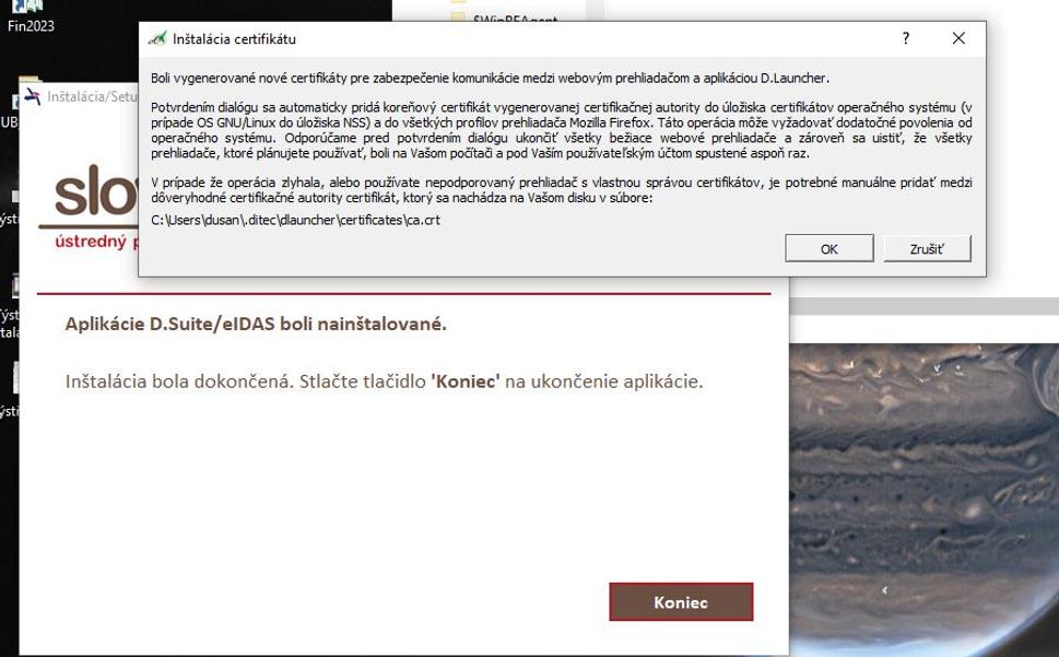 Obr6 Screenshot inštalačného programu Slovensko.sk