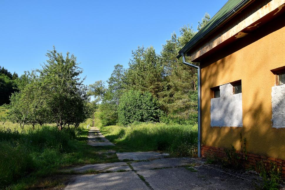 bývalá prečerpávajúca stanica pri Jasenici