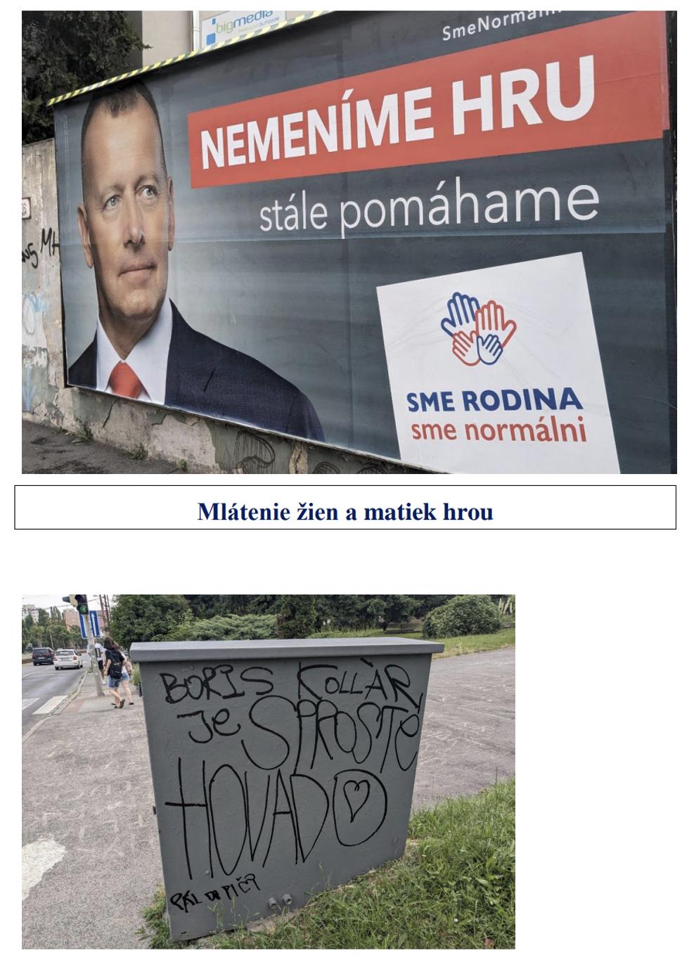biboard doplnil na elektro skrinke neznámy autor