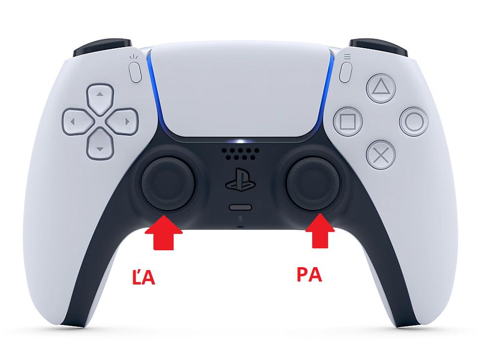 Fotka joysticka pre PS 5